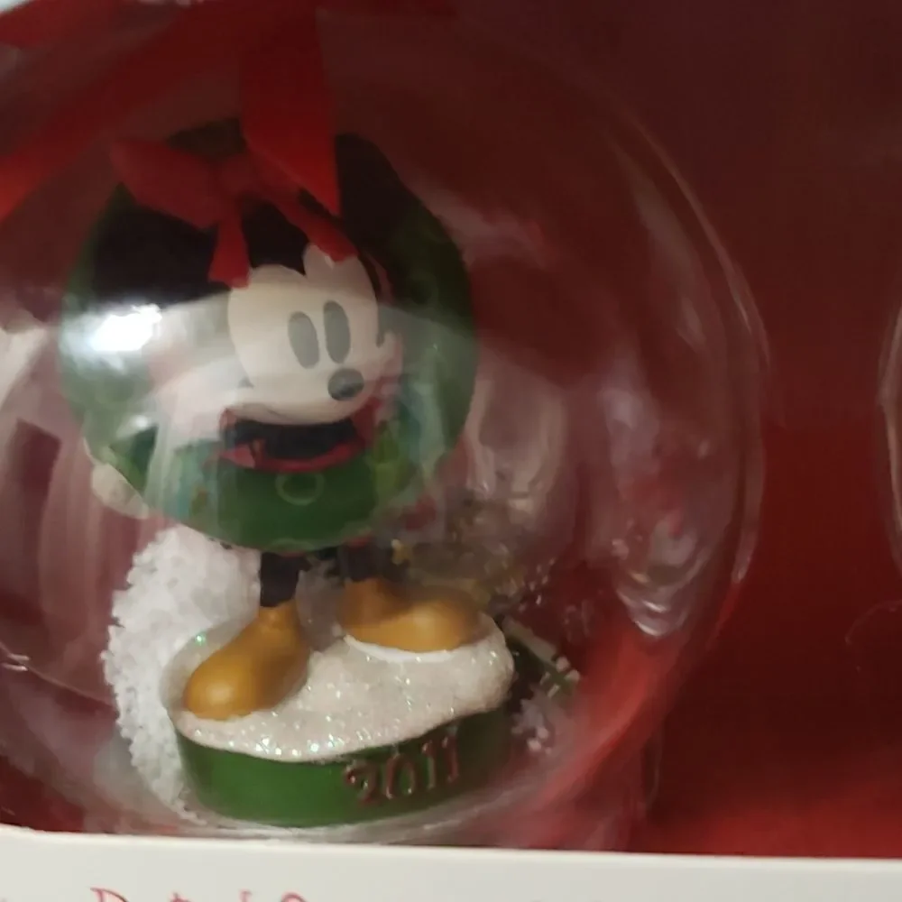 New 2 pack shatterproof  Disney ornaments